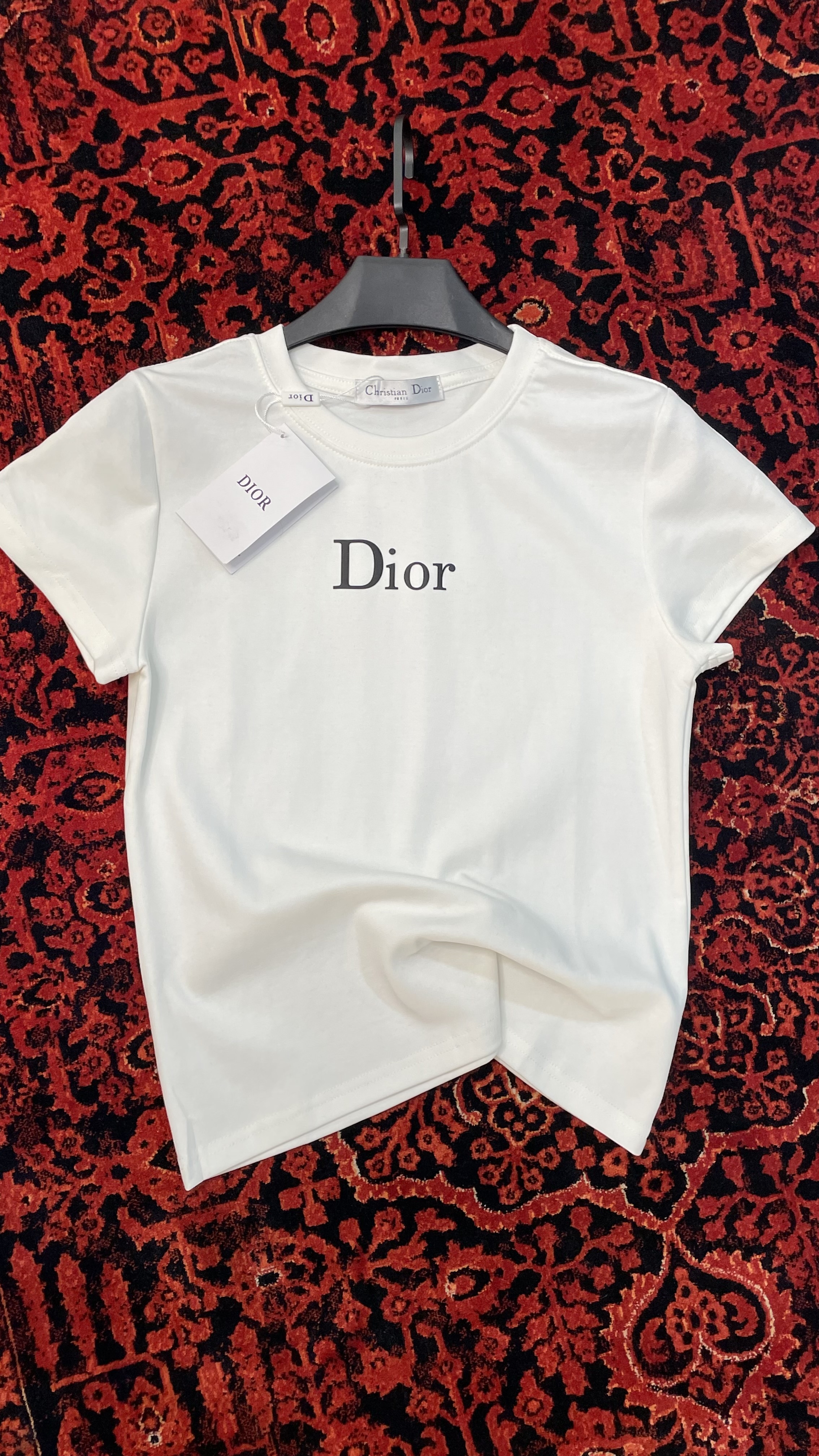 تیشرت کراپ برند dior مستر