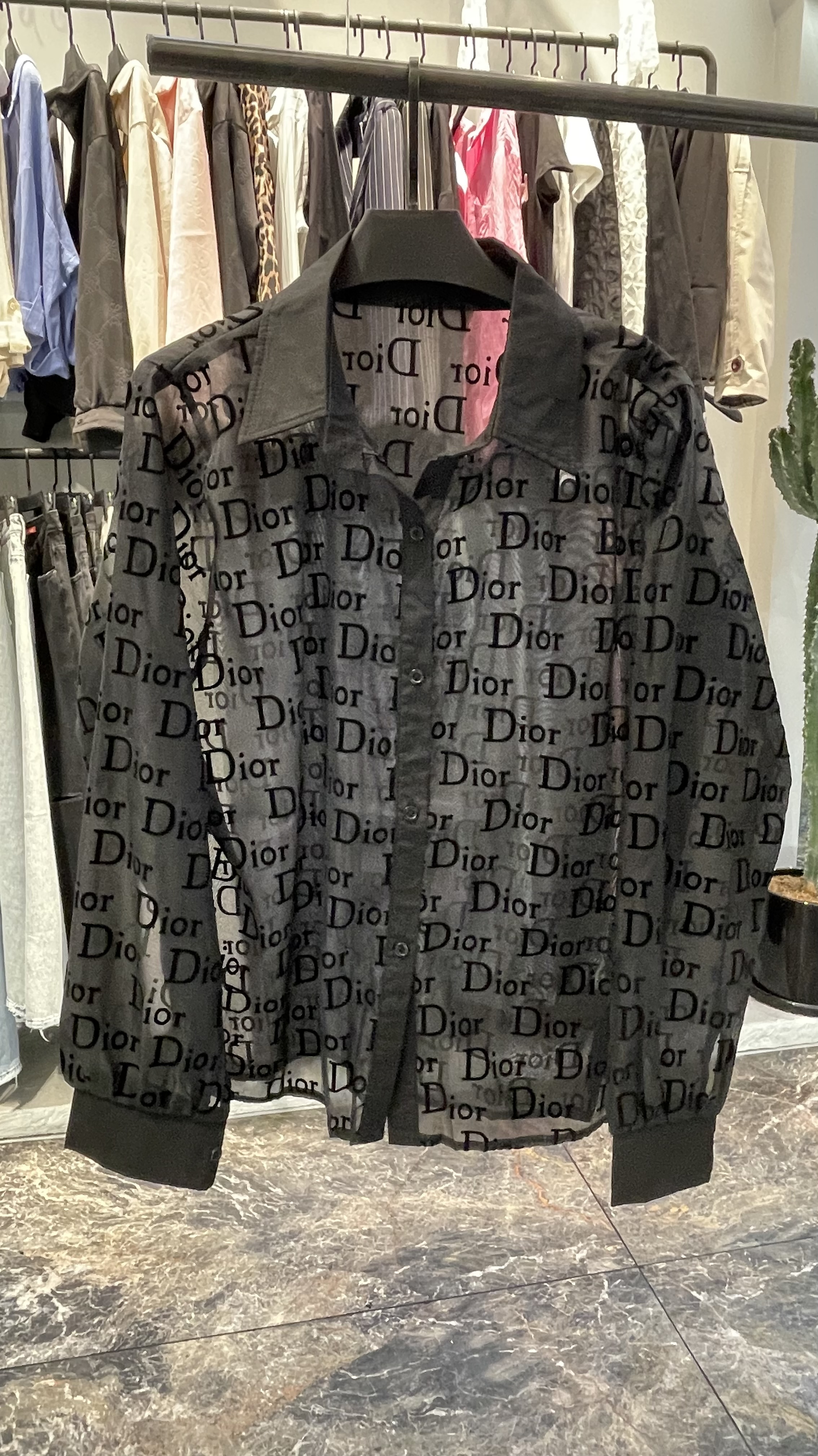 شومیز پارچه شبشه ای dior